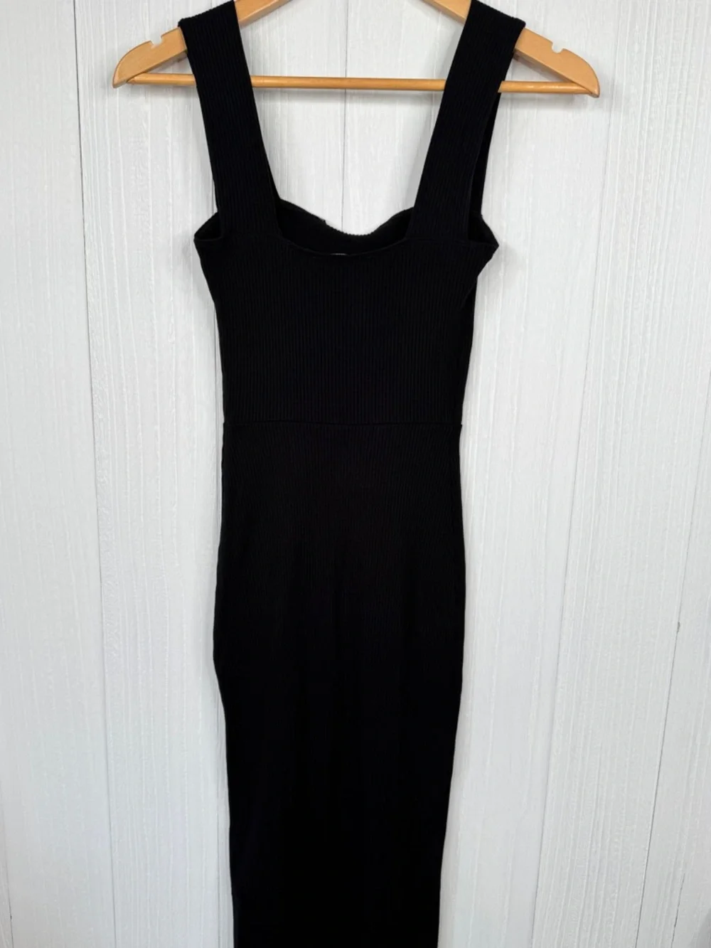 Reformation Cassi Knit Dress Black - Picture 6 of 10